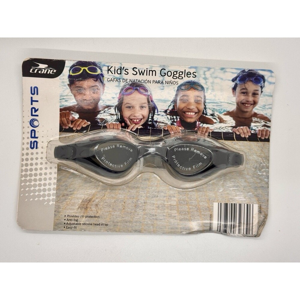 Crane Kids Swim‎ Goggles Anti-Fog UV Protection Adjustable Strap New